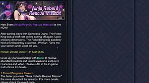 Rebel's Pussy Touched With Kunai Buttplug In Kinky Anime Scene