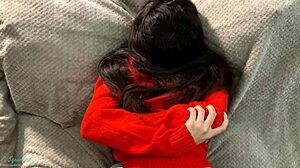 wet squirting pussy gift from santa!