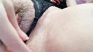 gemma gomory tries chinese balls in her tight holes, oops forgot lube