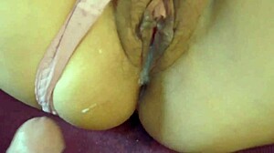 Teaching Her Condom Use, She Removes It and Squirts on My Shaft!