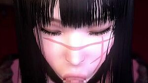 Chained Chainsaw Man In Bondage Hentai 3D Cartoon Action