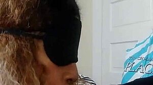 Meechie Takes Sloppy Deepthroat On Big Black Cock