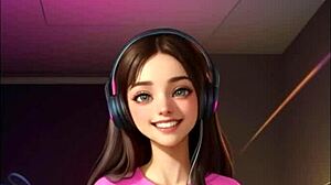 Ai Generated Mona In Cartoon Hentai