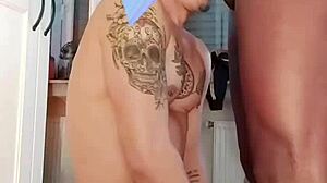 Sucking cock until cum flows