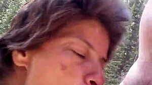 Petite Latina Sucks Huge Cock And Swallows Cum!