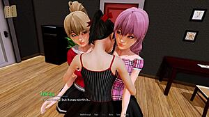 Exciting adventures in harem hotel 316