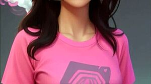 Ai Generated Mona In Cartoon Hentai