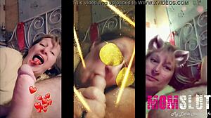 This blonde amateur plays like a young slut sucking and blowing 😜