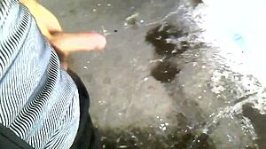 I indulge in solo masturbation session.