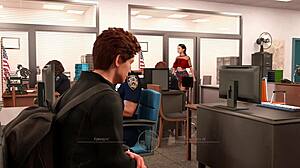 Life in Santa County Part 6: Teacher Seduces with Sexy Nylon Play. Things Heat Up Fast!