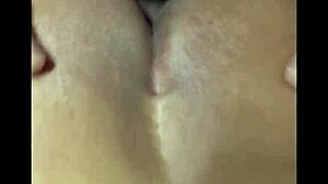 I fucked my friend's wife and creampied her pussy close-up