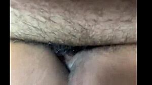 I fucked my friend's wife and creampied her pussy close-up