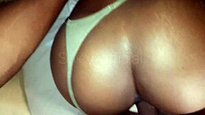 I creampied the ebony novinha, making her cum twice with my huge cock.