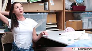 Extra Cute Petite Teen At The Mall