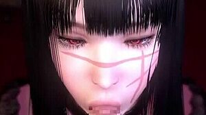 Chained Chainsaw Man In Bondage Hentai 3D Cartoon Action