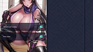 Rebel's Pussy Touched With Kunai Buttplug In Kinky Anime Scene