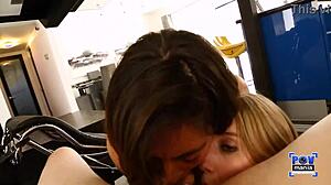 Charlie And Riley Feel Passion Milking Cock