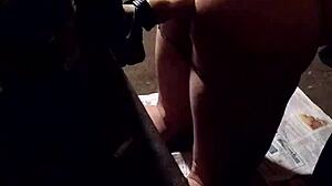 Butt Fucking With Thin Dildo Anal Toy