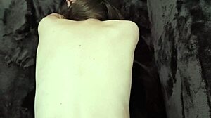 Couple enjoys anal creampie on ass POV