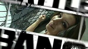 На Mofozo.com модель с гигантскими сиськами жестко и грубо оттрахана