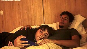 Stepsister Allows Intense Deepthroat and Nearly Gets Caught