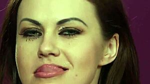 Naughty peach, swallow that cumshot on your face!