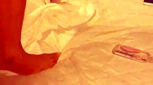 i got a massage and then some threesome in hotel room