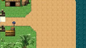 tanned girl natsuki in hentai game ep 6, weird guy asks for striptease