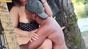 did you cum in both pussies during our river trio?