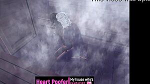 At the sauna with cartoon characters having sex?