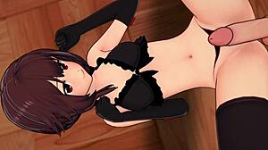 Megumin Konosuba Puts On Bikini For Adult Version On The Floor