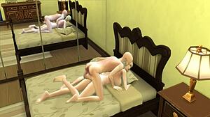 Maestro Roshi's harem gets anal and oral in Dragon Ball episode 34