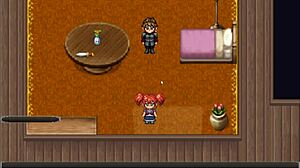 Anime girl rides cock in hentai game