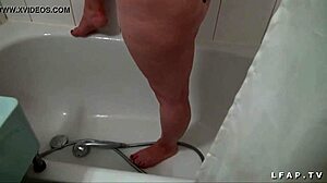 casting a chubby french amateur with big boobs and tits