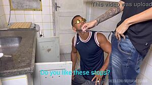 Neighbor plumber drills with massive bareback cock