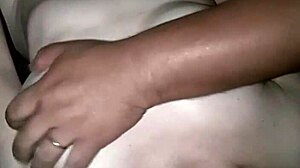 My breasts harden from his massage