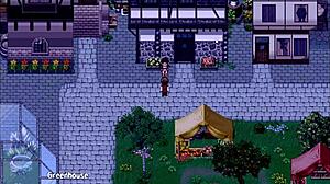 Anime girl rides cock in hentai game