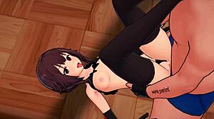 Megumin Konosuba Puts On Bikini For Adult Version On The Floor