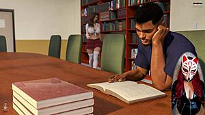 steps of debauchery 21 - sexy college student in white stockings