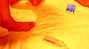 i got a massage and then some threesome in hotel room