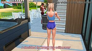 Lovely Night With Stepsister In Sims 4 3D Animation