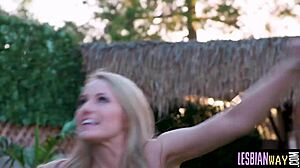 Beautiful lesbians spread legs wide for intense pussy fingering and muff diving play with cute babes