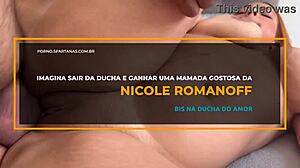 Bia Hot and Nicole Romanoff have juicy sex in the shower