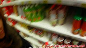 Euro redhead picked up, spied on while fucking outdoors.