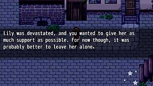 Anime girl rides cock in hentai game