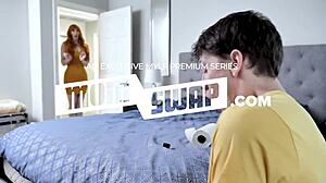 Big titted milf shares curves with lucky stud