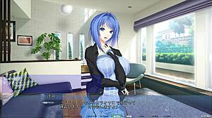 akumeru family, mahiru route part 9, are you masturbating in the garden?