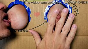 Nipple sucking draws intense curiosity and charm