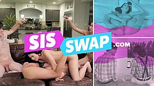 Big titted milf shares curves with lucky stud