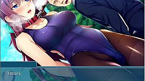 Perfect Student Council President Bound In Bondage Fetish Game